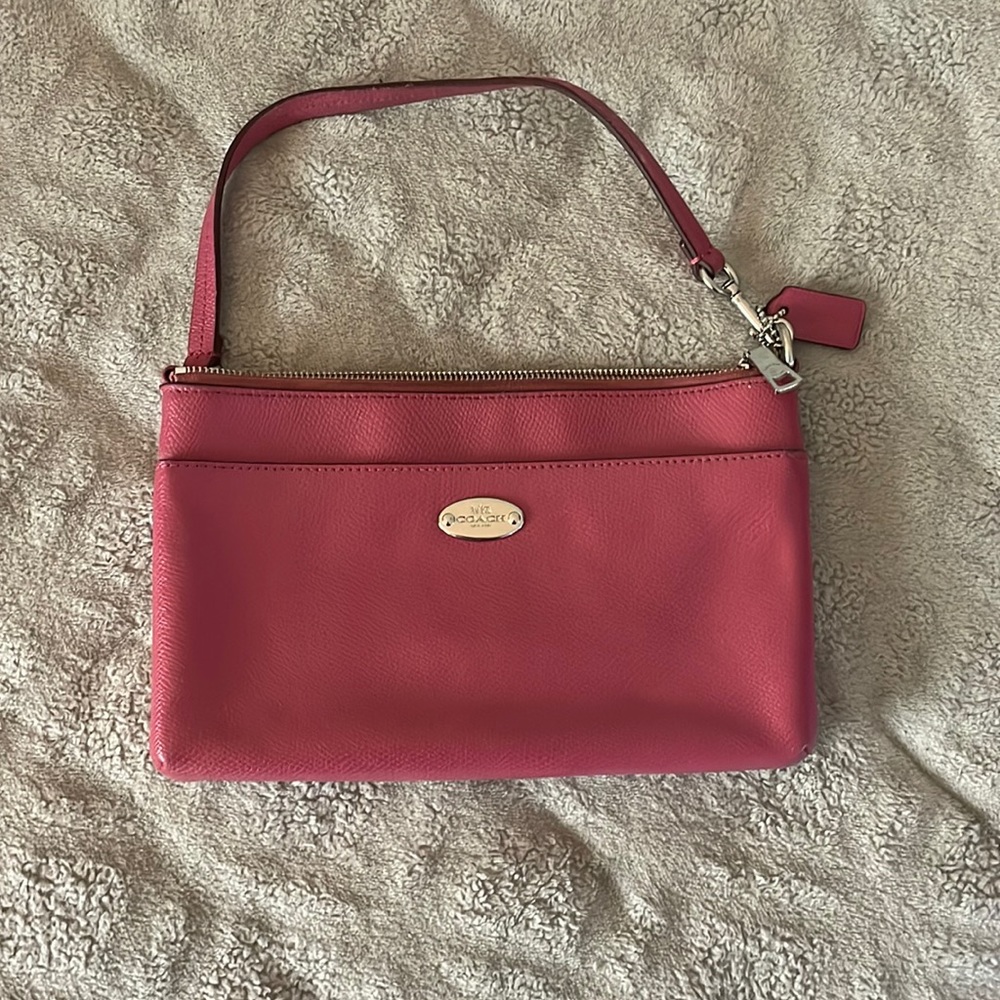 Pink coach purse